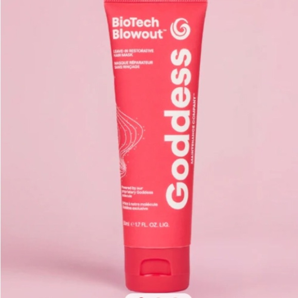 Goddess BioTech Blowout Leave-In Restorative Hair Mask - Coral Red